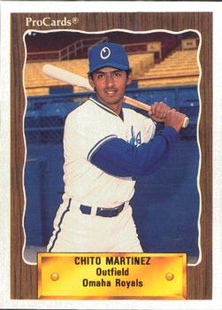 1990 ProCards #77 Chito Martinez Front