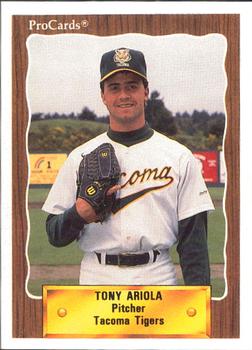 1990 ProCards #84 Tony Ariola Front