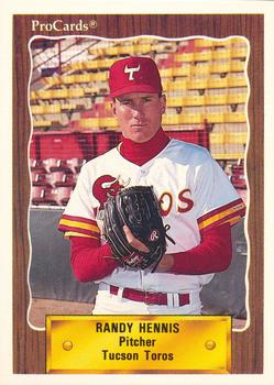 1990 ProCards #200 Randy Hennis Front