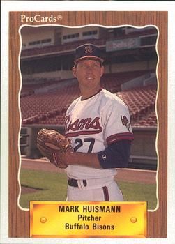 1990 ProCards #367 Mark Huismann Front