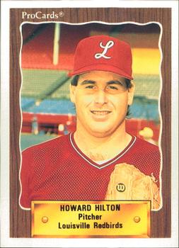 1990 ProCards #398 Howard Hilton Front