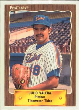 1990 ProCards #546 Julio Valera Front