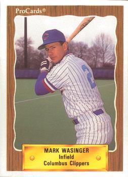 1990 ProCards #687 Mark Wasinger Front