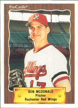 1990 ProCards #699 Ben McDonald Front