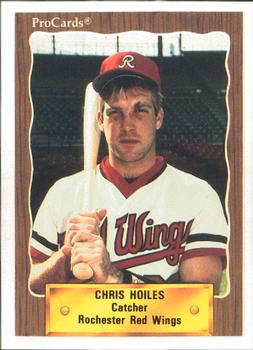 1990 ProCards #704 Chris Hoiles Front