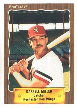 1990 ProCards #705 Darrell Miller Front