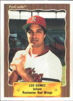 1990 ProCards #709 Leo Gomez Front