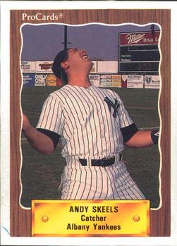 1990 ProCards #1038 Andy Skeels Front