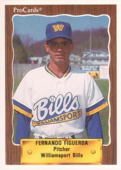 1990 ProCards #1051 Fernando Figueroa Front