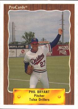 1990 ProCards #1149 Phil Bryant Front