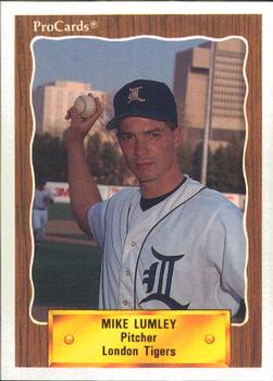 1990 ProCards #1265 Mike Lumley Front