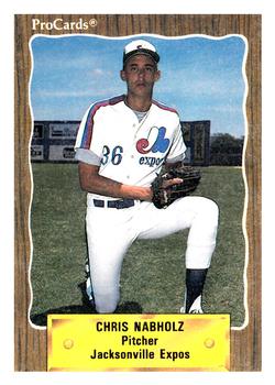 1990 ProCards #1371 Chris Nabholz Front