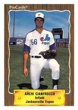 1990 ProCards #1380 Archi Cianfrocco Front