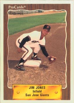 1990 ProCards #2016 Jim Jones Front