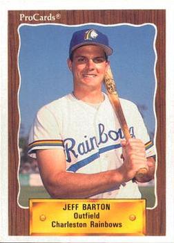 1990 ProCards #2051 Jeff Barton Front