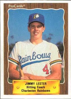 1990 ProCards #2056 Jimmy Lester Front