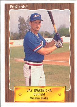 1990 ProCards #2168 Jay Kvasnicka Front