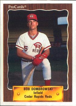 1990 ProCards #2328 Bob Dombrowski Front