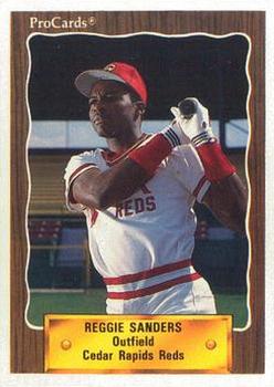 1990 ProCards #2334 Reggie Sanders Front