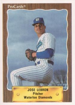 1990 ProCards #2375 Jose LeBron Front