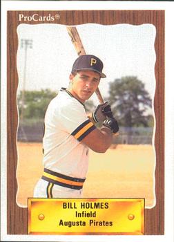 1990 ProCards #2471 Bill Holmes Front