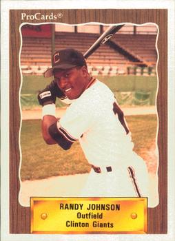 1990 ProCards #2561 Randy Johnson Front