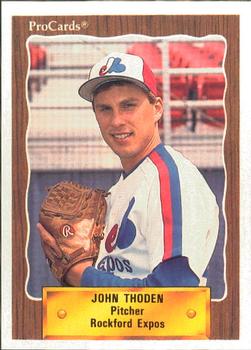 1990 ProCards #2686 John Thoden Front