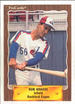 1990 ProCards #2700 Ron Krause Front