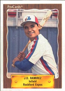 1990 ProCards #2703 J.D. Ramirez Front