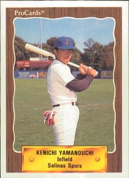 1990 ProCards #2724 Kenichi Yamanouchi Front