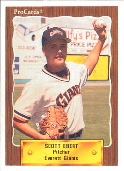 1990 ProCards #3118 Scott Ebert Front
