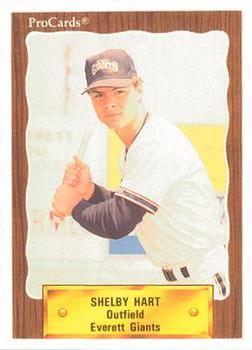 1990 ProCards #3139 Shelby Hart Front