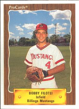 1990 ProCards #3227 Bobby Filotei Front
