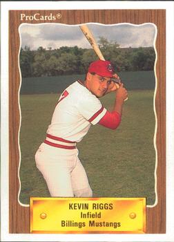 1990 ProCards #3231 Kevin Riggs Front