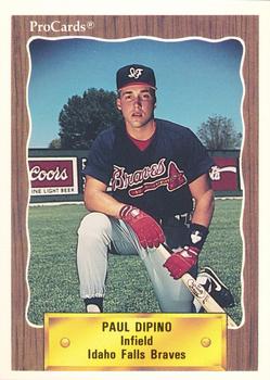 1990 ProCards #3254 Paul DiPino Front