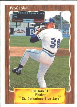 1990 ProCards #3461 Joe Ganote Front