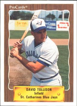 1990 ProCards #3471 David Tollison Front