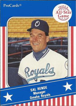 1991 ProCards Triple A All-Stars #AAA27 Sal Rende Front