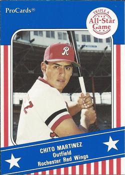 1991 ProCards Triple A All-Stars #AAA40 Chito Martinez Front