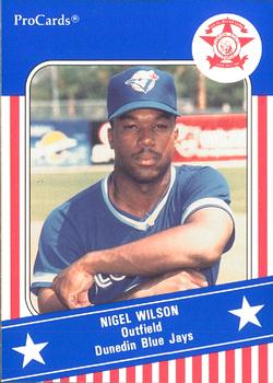 1991 ProCards Florida State League All-Stars #FSL10 Nigel Wilson Front