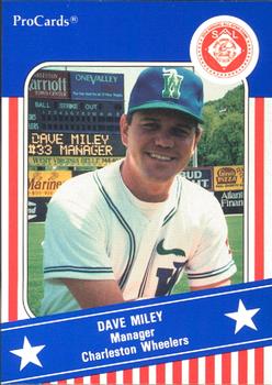 1991 ProCards South Atlantic League All-Stars #SAL8 Dave Miley Front