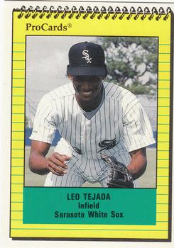 1991 ProCards #1123 Leo Tejada Front