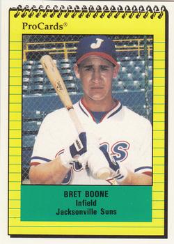 1991 ProCards #155 Bret Boone Front