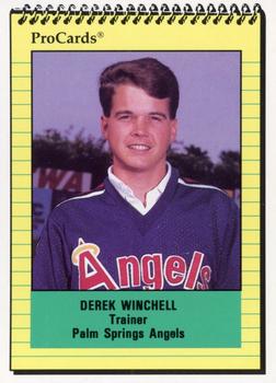 1991 ProCards #NNO Derek Winchell Front