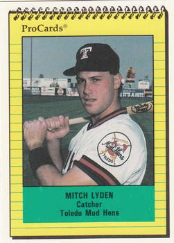 1991 ProCards #1935 Mitch Lyden Front