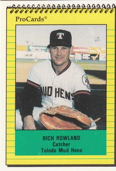 1991 ProCards #1936 Rich Rowland Front