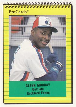 1991 ProCards #2060 Glenn Murray Front