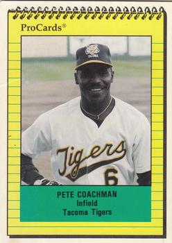 1991 ProCards #2311 Pete Coachman Front