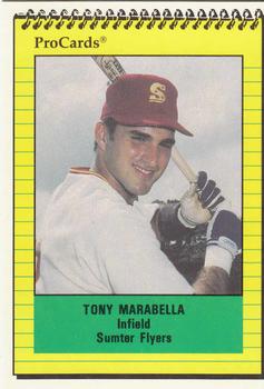 1991 ProCards #2341 Tony Marabella Front