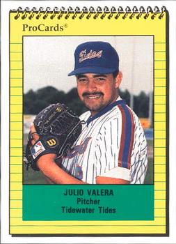1991 ProCards #2511 Julio Valera Front